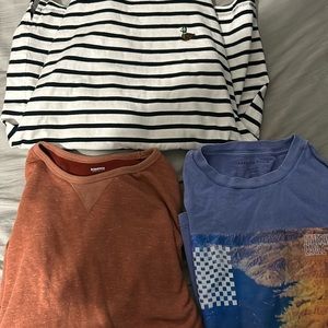 Size xxl - size xl barley used men’s long sleeves